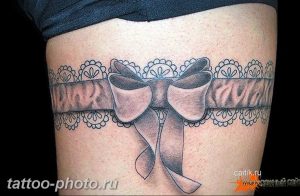 фото тату бантик 24.12.2018 №443 - photo tattoo bow - tattoo-photo.ru