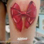 фото тату бантик 24.12.2018 №445 - photo tattoo bow - tattoo-photo.ru