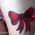 фото тату бантик 24.12.2018 №450 - photo tattoo bow - tattoo-photo.ru