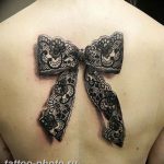 фото тату бантик 24.12.2018 №454 - photo tattoo bow - tattoo-photo.ru