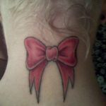 фото тату бантик 24.12.2018 №460 - photo tattoo bow - tattoo-photo.ru