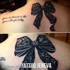 фото тату бантик 24.12.2018 №462 - photo tattoo bow - tattoo-photo.ru