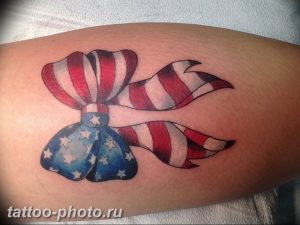 фото тату бантик 24.12.2018 №476 - photo tattoo bow - tattoo-photo.ru