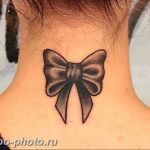 фото тату бантик 24.12.2018 №484 - photo tattoo bow - tattoo-photo.ru