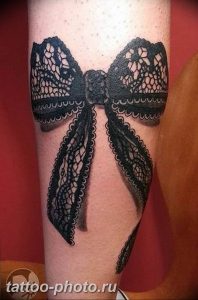 фото тату бантик 24.12.2018 №494 - photo tattoo bow - tattoo-photo.ru