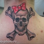 фото тату бантик 24.12.2018 №503 - photo tattoo bow - tattoo-photo.ru