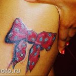 фото тату бантик 24.12.2018 №505 - photo tattoo bow - tattoo-photo.ru