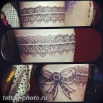 фото тату бантик 24.12.2018 №511 - photo tattoo bow - tattoo-photo.ru