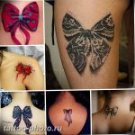 фото тату бантик 24.12.2018 №524 - photo tattoo bow - tattoo-photo.ru