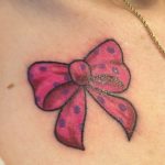 фото тату бантик 24.12.2018 №525 - photo tattoo bow - tattoo-photo.ru