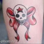 фото тату бантик 24.12.2018 №539 - photo tattoo bow - tattoo-photo.ru