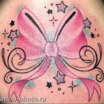 фото тату бантик 24.12.2018 №540 - photo tattoo bow - tattoo-photo.ru