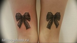 фото тату бантик 24.12.2018 №543 - photo tattoo bow - tattoo-photo.ru