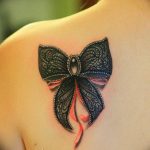 фото тату бантик 24.12.2018 №547 - photo tattoo bow - tattoo-photo.ru