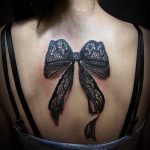 фото тату бантик 24.12.2018 №548 - photo tattoo bow - tattoo-photo.ru