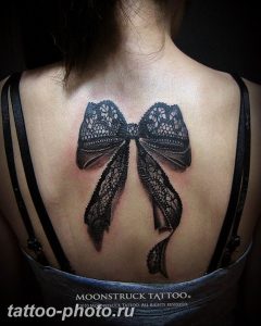 фото тату бантик 24.12.2018 №548 - photo tattoo bow - tattoo-photo.ru