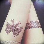 фото тату бантик 24.12.2018 №554 - photo tattoo bow - tattoo-photo.ru