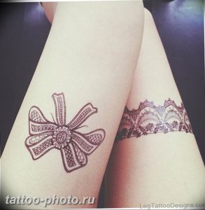 фото тату бантик 24.12.2018 №554 - photo tattoo bow - tattoo-photo.ru