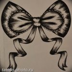 фото тату бантик 24.12.2018 №557 - photo tattoo bow - tattoo-photo.ru