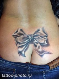 фото тату бантик 24.12.2018 №567 - photo tattoo bow - tattoo-photo.ru