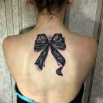 фото тату бантик 24.12.2018 №576 - photo tattoo bow - tattoo-photo.ru