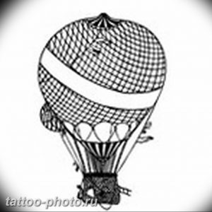 фото тату воздушный шар 22.12.2018 №003 - photo tattoo balloon - tattoo-photo.ru