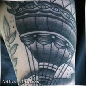 фото тату воздушный шар 22.12.2018 №004 - photo tattoo balloon - tattoo-photo.ru