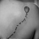фото тату воздушный шар 22.12.2018 №010 - photo tattoo balloon - tattoo-photo.ru