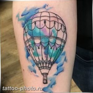 фото тату воздушный шар 22.12.2018 №015 - photo tattoo balloon - tattoo-photo.ru
