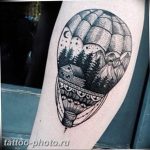 фото тату воздушный шар 22.12.2018 №022 - photo tattoo balloon - tattoo-photo.ru