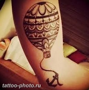 фото тату воздушный шар 22.12.2018 №024 - photo tattoo balloon - tattoo-photo.ru