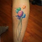 фото тату воздушный шар 22.12.2018 №025 - photo tattoo balloon - tattoo-photo.ru