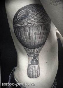фото тату воздушный шар 22.12.2018 №031 - photo tattoo balloon - tattoo-photo.ru