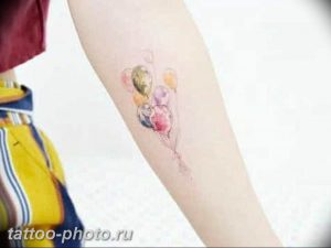 фото тату воздушный шар 22.12.2018 №033 - photo tattoo balloon - tattoo-photo.ru