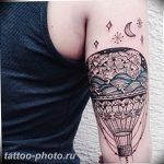 фото тату воздушный шар 22.12.2018 №035 - photo tattoo balloon - tattoo-photo.ru