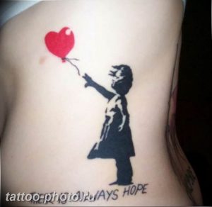 фото тату воздушный шар 22.12.2018 №046 - photo tattoo balloon - tattoo-photo.ru