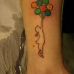 фото тату воздушный шар 22.12.2018 №049 - photo tattoo balloon - tattoo-photo.ru