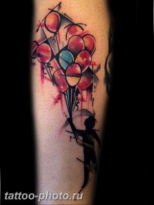 фото тату воздушный шар 22.12.2018 №050 - photo tattoo balloon - tattoo-photo.ru