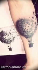 фото тату воздушный шар 22.12.2018 №052 - photo tattoo balloon - tattoo-photo.ru