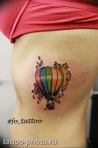 фото тату воздушный шар 22.12.2018 №055 - photo tattoo balloon - tattoo-photo.ru