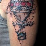 фото тату воздушный шар 22.12.2018 №059 - photo tattoo balloon - tattoo-photo.ru