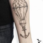 фото тату воздушный шар 22.12.2018 №064 - photo tattoo balloon - tattoo-photo.ru