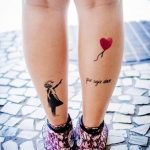 фото тату воздушный шар 22.12.2018 №066 - photo tattoo balloon - tattoo-photo.ru