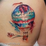 фото тату воздушный шар 22.12.2018 №073 - photo tattoo balloon - tattoo-photo.ru