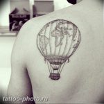 фото тату воздушный шар 22.12.2018 №075 - photo tattoo balloon - tattoo-photo.ru