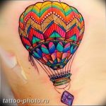 фото тату воздушный шар 22.12.2018 №082 - photo tattoo balloon - tattoo-photo.ru