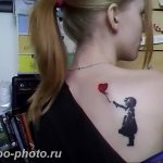 фото тату воздушный шар 22.12.2018 №083 - photo tattoo balloon - tattoo-photo.ru