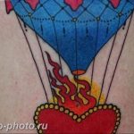 фото тату воздушный шар 22.12.2018 №091 - photo tattoo balloon - tattoo-photo.ru