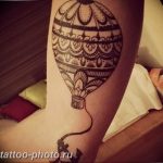 фото тату воздушный шар 22.12.2018 №101 - photo tattoo balloon - tattoo-photo.ru