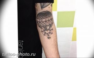 фото тату воздушный шар 22.12.2018 №103 - photo tattoo balloon - tattoo-photo.ru